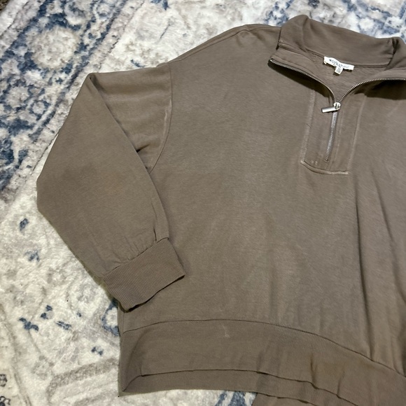 Workshop Republic Clothing Quarter-Zip Lounge Set - Picture 3 of 10